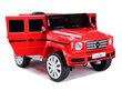 Elektriauto lastele Mercedes G500 punane цена и информация | Laste elektriautod | kaup24.ee