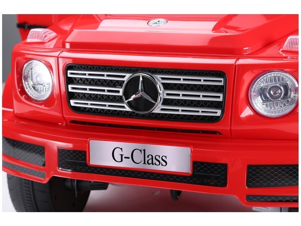 Elektriauto lastele Mercedes G500 punane цена и информация | Laste elektriautod | kaup24.ee