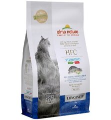 Kuivtoit kassidele merilatika ja ahvenaga Almo Nature HFC Longevity Sterilized Cat, 1,2 kg цена и информация | Сухой корм для кошек | kaup24.ee