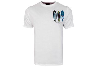 Мужская футболка Tommy Hilfiger DROP SHOULDER TEE-PRINT WHITE UM0UM02114 YBR 27217 цена и информация | Мужские футболки | kaup24.ee