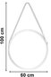 Ümmargune ripppeegel MIRAGE 60 cm mustal hind ja info | Peeglid | kaup24.ee
