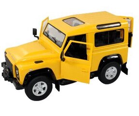 Внедорожник Land Rover Defender 1:14 RTR (на батарейках AA) - желтый цена и информация | Игрушки для мальчиков | kaup24.ee