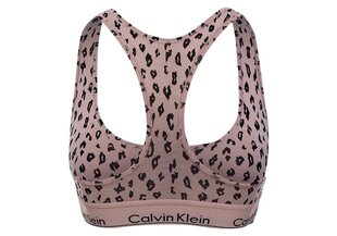 Naiste spordirinnahoidja Bralette Calvin Klein, ilma polsterduseta, beež, F3785E JN6 27474 цена и информация | Бюстгальтеры | kaup24.ee