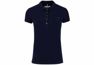 Naiste polosärk Tommy Hilfiger HERITAGE SHORT SLEEVE SLIM POLO NAVY 1M57636661 403 27149 hind ja info | Naiste T-särgid, topid | kaup24.ee