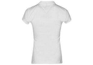 Женская рубашка-поло Tommy HilfigerHERITAGE SHORT SLEEVE SLIM POLO WHITE 1M57636661 100 27155 цена и информация | Футболка женская | kaup24.ee