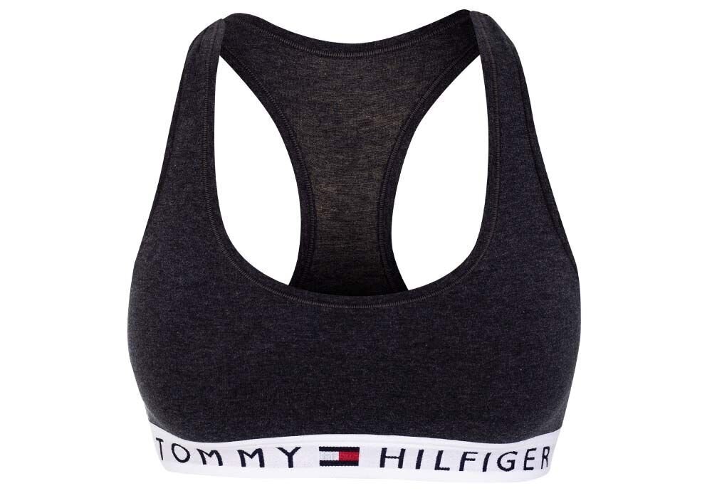 Naiste rinnahoidja Tommy Hilfiger, grafiit, UW0UW02037 PJB 27650 цена и информация | Naiste spordiriided | kaup24.ee