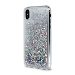 Liquid Sparkle TPU case for Samsung A40 silver цена и информация | Чехлы для телефонов | kaup24.ee