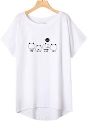 Женская футболка Glo Story White WPO 0415 WPO 0415/XL цена и информация | Женские футболки | kaup24.ee