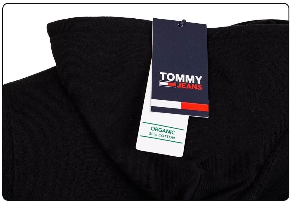 Naiste dressipluus Tommy Hilfiger TJW REGULAR FLEECE HOODIE, must DW0DW09228 BDS 26940 цена и информация | Naiste kampsunid | kaup24.ee