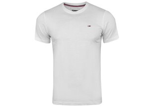 Мужская футболка TOMMY HILFIGER TJM CLASSIC JERSEY C NECK, белая DM0DM09598 YBR 30766 цена и информация | Мужские футболки | kaup24.ee