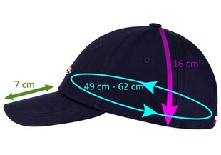 Бейсболка Tommy Hilfiger SIGNATURE CAP, темно-синяя AW0AW10054 DW5 37945 цена и информация | Женские шапки | kaup24.ee