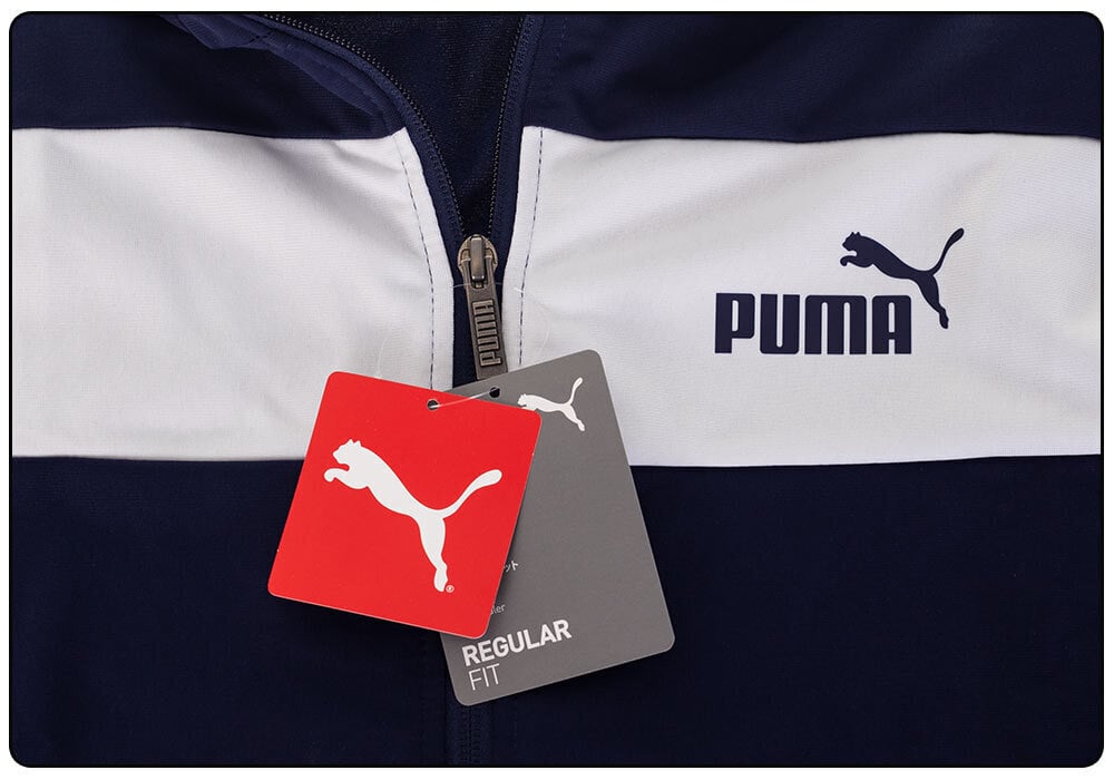 Puma meeste spordiriided POLY SUIT, tumesinine 845844 06 39956 цена и информация | Meeste spordiriided | kaup24.ee