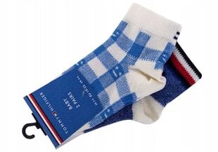 Детские носки Tommy Hilfiger, 2 пары, синие, 100002321 002 38311 цена и информация | Носки, колготки для мальчиков | kaup24.ee