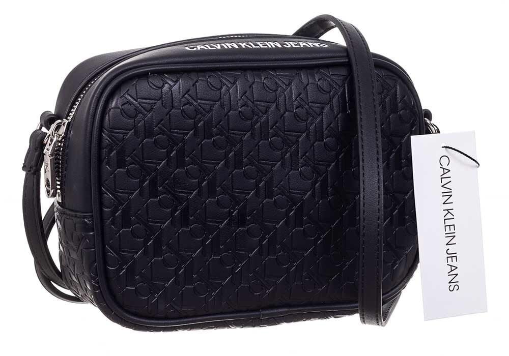 Naiste käekott Calvin Klein CAMERA BAG AOP BLACK K60K608141 BDS 36888 hind ja info | Naiste käekotid | kaup24.ee