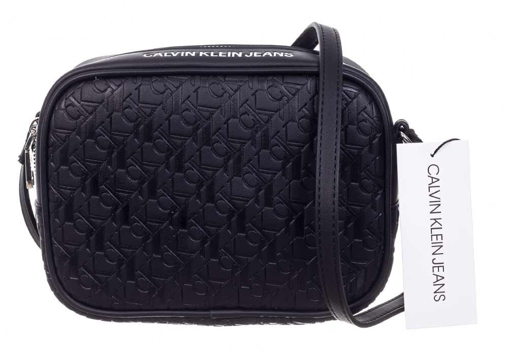 Naiste käekott Calvin Klein CAMERA BAG AOP BLACK K60K608141 BDS 36888 цена и информация | Naiste käekotid | kaup24.ee