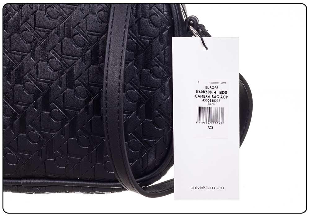 Naiste käekott Calvin Klein CAMERA BAG AOP BLACK K60K608141 BDS 36888 hind ja info | Naiste käekotid | kaup24.ee