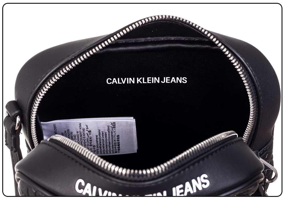 Naiste käekott Calvin Klein CAMERA BAG AOP BLACK K60K608141 BDS 36888 hind ja info | Naiste käekotid | kaup24.ee