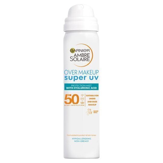 Päikesekaitse sprei Garnier Ambre Solaire Over Makeup Super UV 50SPF 75 ml hind ja info | Päikesekreemid | kaup24.ee