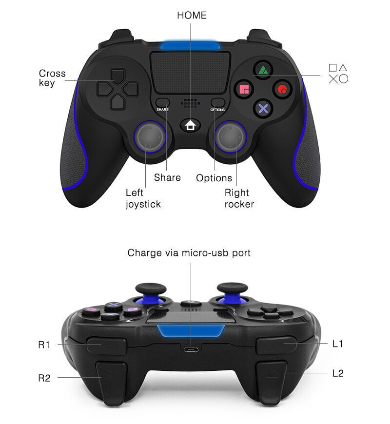 PS4 PS-4400K Wireless hind ja info | Mängupuldid | kaup24.ee