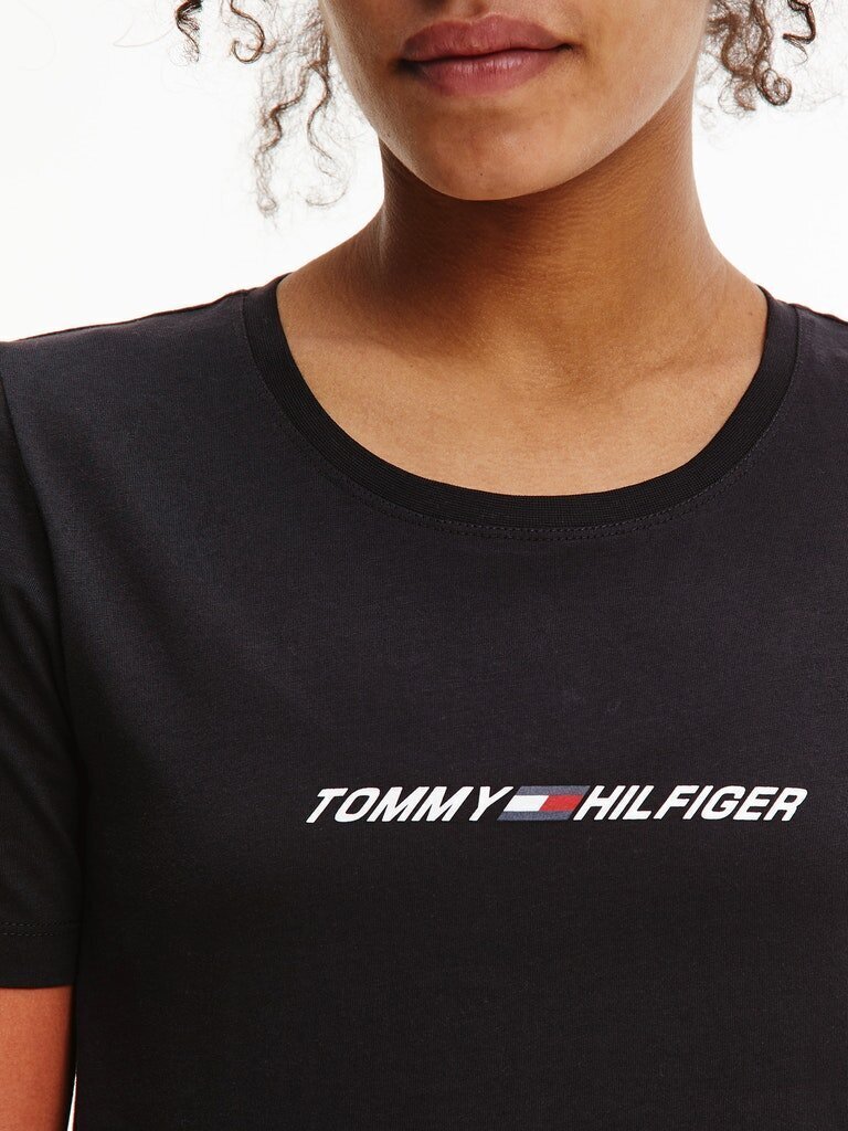 Tommy Hilfiger naiste T-särk T-SHIRT REGULAR C-NK GRAPHIC TEE SS, must S10S101016 BDS 40383 hind ja info | Naiste T-särgid, topid | kaup24.ee