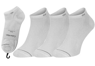Мужские носки CALVIN KLEIN 3 пары, белые 701218718 002 39831 цена и информация | Meeste sokid | kaup24.ee