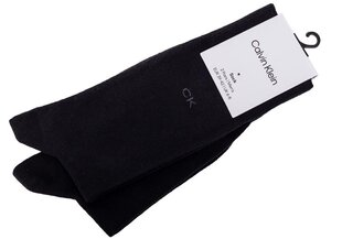 Calvin Klein meeste sokid, 2 paari, must 701218631 001 39797 цена и информация | Мужские носки | kaup24.ee