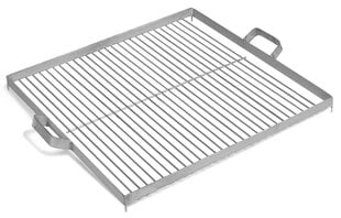 58 x 58 cm roostevabast terasest restiga CookKing 80 ja 70 x 70 cm tulekausi jaoks hind ja info | Grillitarvikud ja grillnõud | kaup24.ee