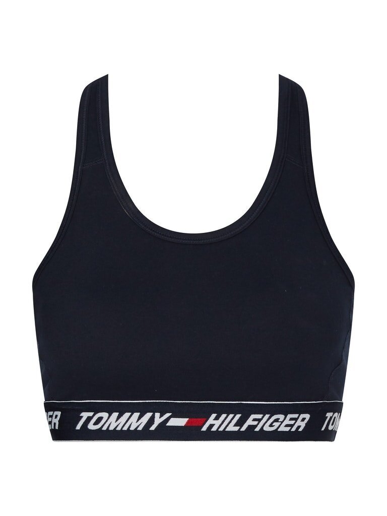 Tommy Hilfiger naiste rinnahoidja MID INTENSITY TAPE RACER BRA, tumesinine S10S101112 DW5 40377 hind ja info | Naiste spordiriided | kaup24.ee