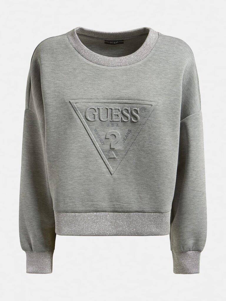 Guess naiste dressipluus CORINA SWEATSHIRT, hall W1BQ04K7UW2 MCH 40320 hind ja info | Naiste kampsunid | kaup24.ee