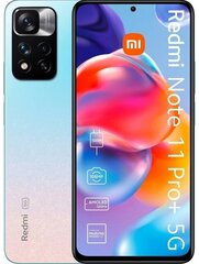 Xiaomi Redmi Note 11 Pro+ 5G Dual SIM 6/128GB,MZB0A9JEU Star Blue hind ja info | Telefonid | kaup24.ee