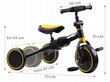 Tasakaaluratas, Tiny Bike, kollane hind ja info | Jooksurattad | kaup24.ee