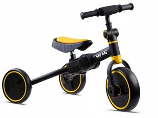 Беговел, Tiny Bike, желтый цена и информация | Детский трехколесный велосипед - коляска с удобной ручкой управления для родителей Riff F95941 2в1, фиолетовый | kaup24.ee