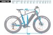 Elektriline fatbike FitNord Rumble 500 (690 Wh aku), raam 46 cm hind ja info | Elektrirattad | kaup24.ee