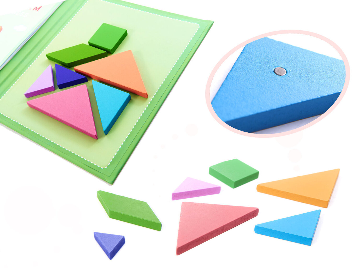 Magnetraamat - 3D pusle klotsidega hind ja info | Arendavad mänguasjad | kaup24.ee