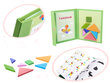 Magnetraamat - 3D pusle klotsidega цена и информация | Arendavad mänguasjad | kaup24.ee