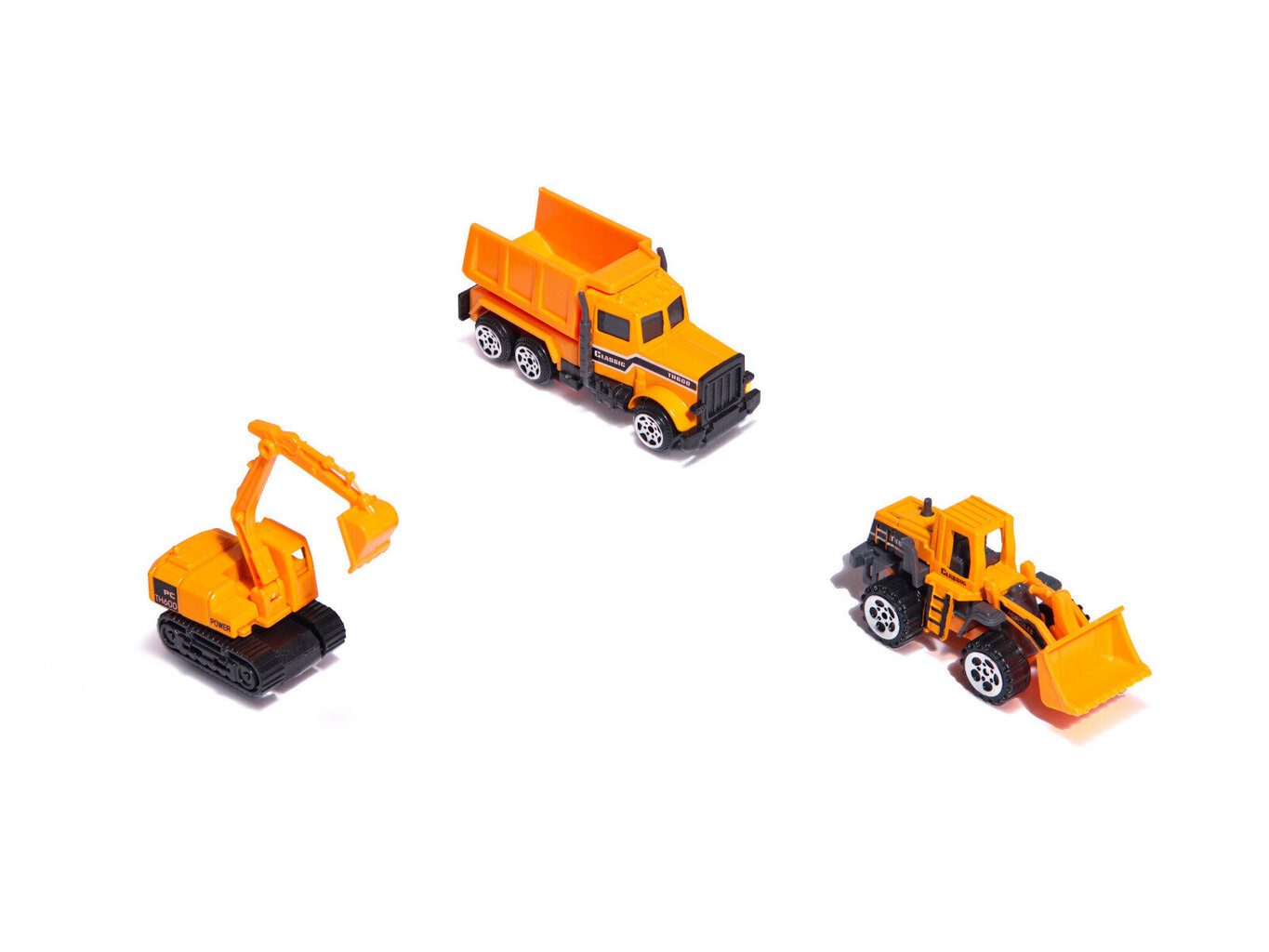 Ehitustehnika autokomplekt 6 tk hind ja info | Imikute mänguasjad | kaup24.ee