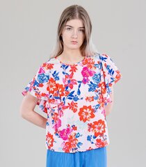 Женская блузка Vero Moda 10266742*02, розовый/синий цвет, 5715222039626 цена и информация | Женские футболки | kaup24.ee