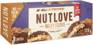 Печенье AllNutrition Nutlove Milky Cookie карамель с арахисом, 128 г цена и информация | Функциональные продукты питания (суперфуд) | kaup24.ee