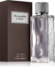 Tualettvesi Abercrombie & Fitch First Instinct EDT meestele 50 ml цена и информация | Мужские духи | kaup24.ee