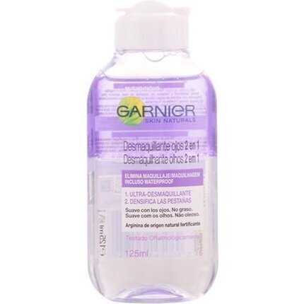 Silmameigi eemaldaja Garnier 2 in 1 (125 ml) цена и информация | Näopuhastusvahendid | kaup24.ee