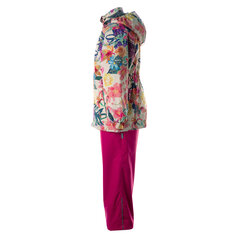 Huppa утепленный весенне-осенний комплект для девочек YONNE, розовый - пестрый цена и информация | Комплекты для девочек | kaup24.ee