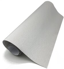 Poleeritud hall metallfoolium 1,52x30m hind ja info | Kleepkiled | kaup24.ee