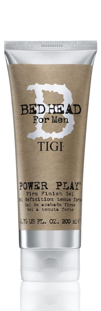 Tugev juuksegeel meestele Tiagi Bed Head B for Men Power Play 200 ml цена и информация | Viimistlusvahendid juustele | kaup24.ee