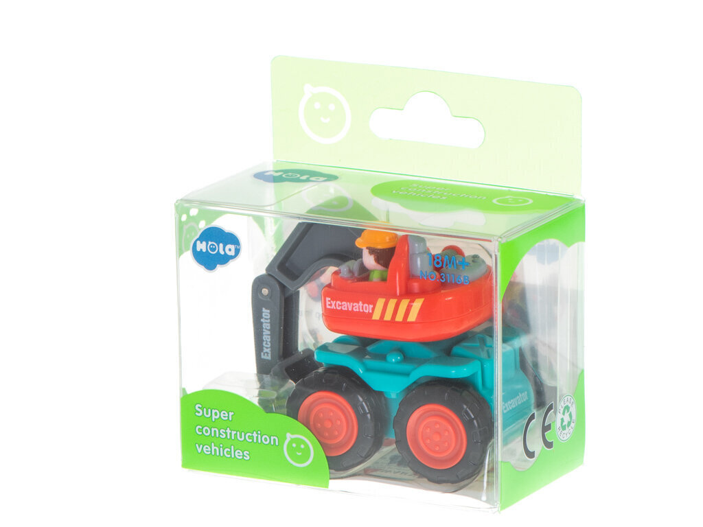 Hola ekskavaator auto ehitusauto hind ja info | Poiste mänguasjad | kaup24.ee