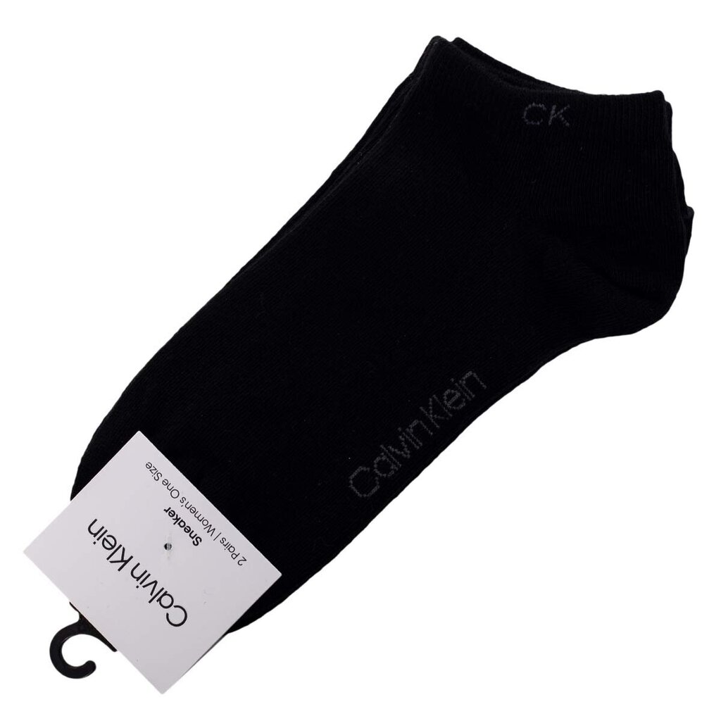 Naiste sokid CALVIN KLEIN, 2 paari, must 701218772 001 39770 hind ja info | Naiste sokid | kaup24.ee