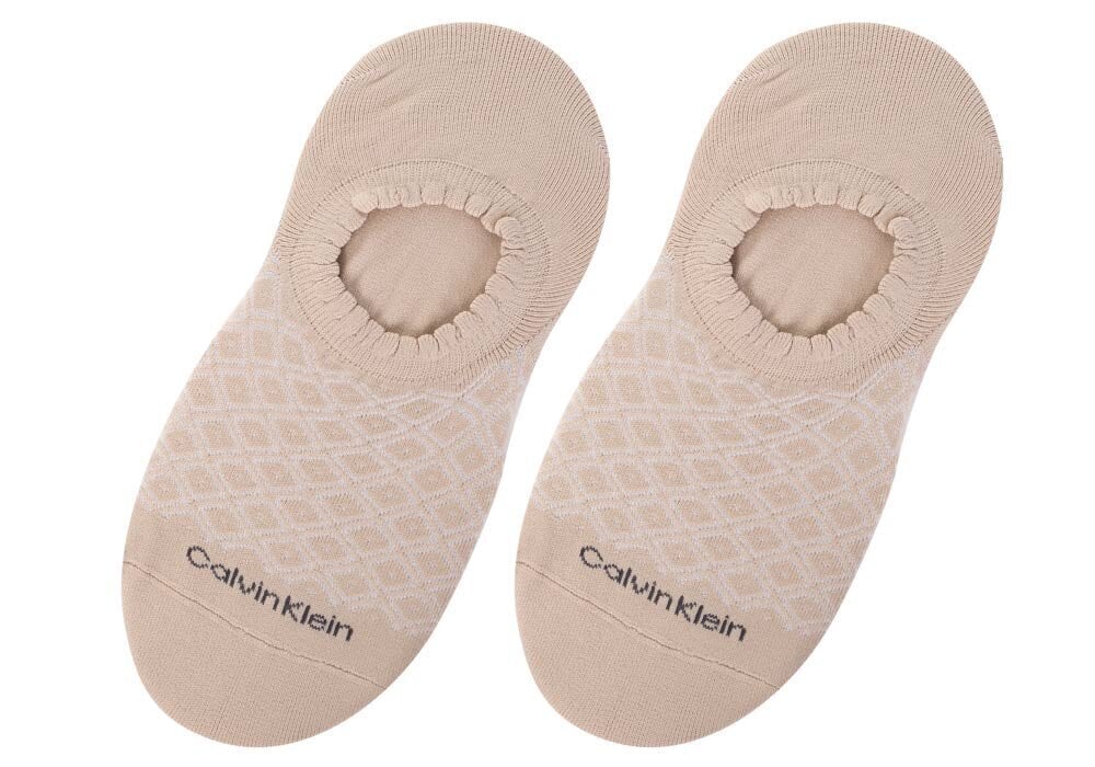 Naiste sokid CALVIN KLEIN 2 paari, beež 701218787 003 39744 цена и информация | Naiste sokid | kaup24.ee