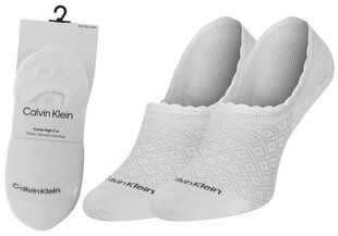 Naiste sokid Calvin Klein 2 paari, valge 701218787 002 39800 hind ja info | Naiste sokid | kaup24.ee