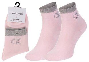 Naiste sokid Calvin Klein, 1 paar, roosa 701218782 004 39750 hind ja info | Naiste sokid | kaup24.ee