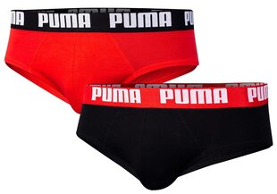 Puma meeste aluspüksid 2 paari, 2P punane/must 889 100 20 40005 hind ja info | Meeste aluspesu | kaup24.ee