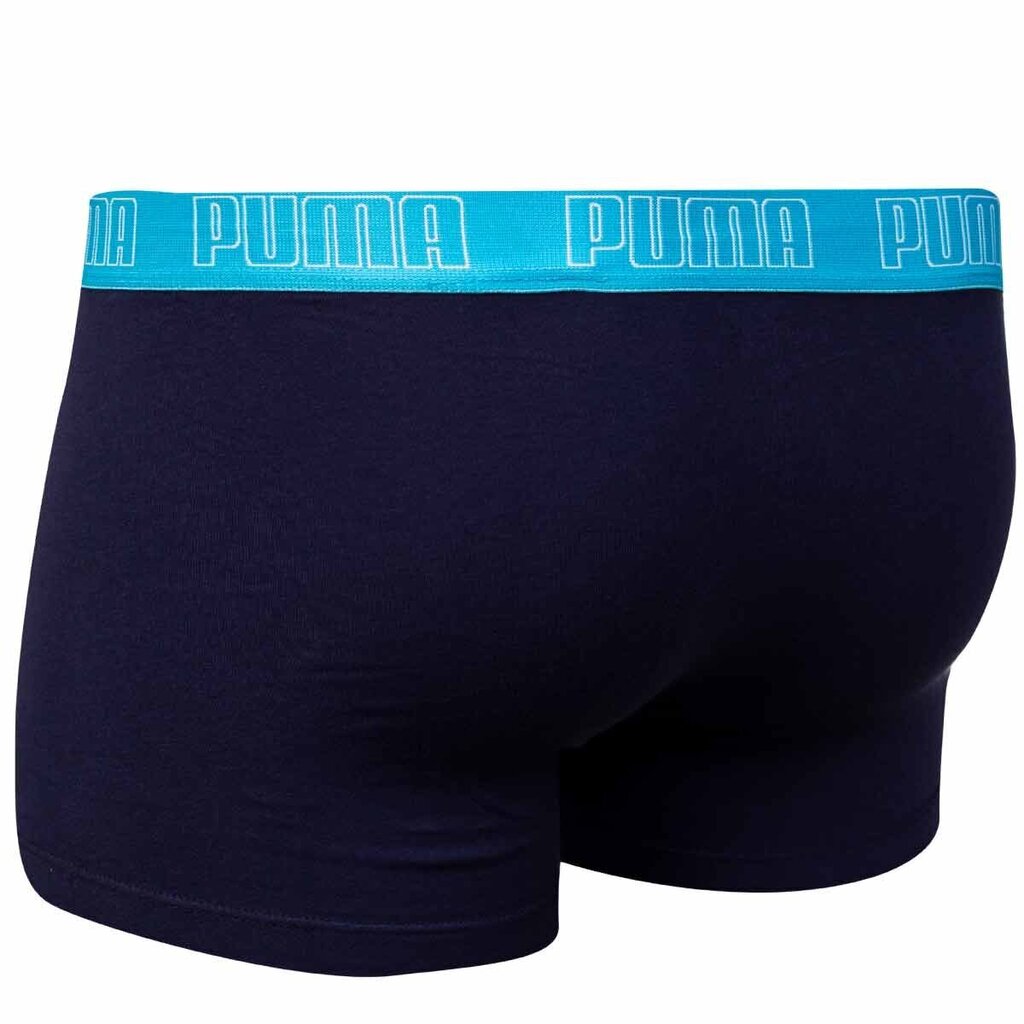 PUMA meeste bokserid TRUNKS, 2 paari, sinine, tumesinine 935015 05 41721 цена и информация | Meeste aluspesu | kaup24.ee